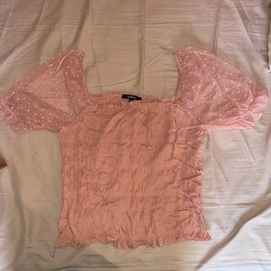 Pink blouse